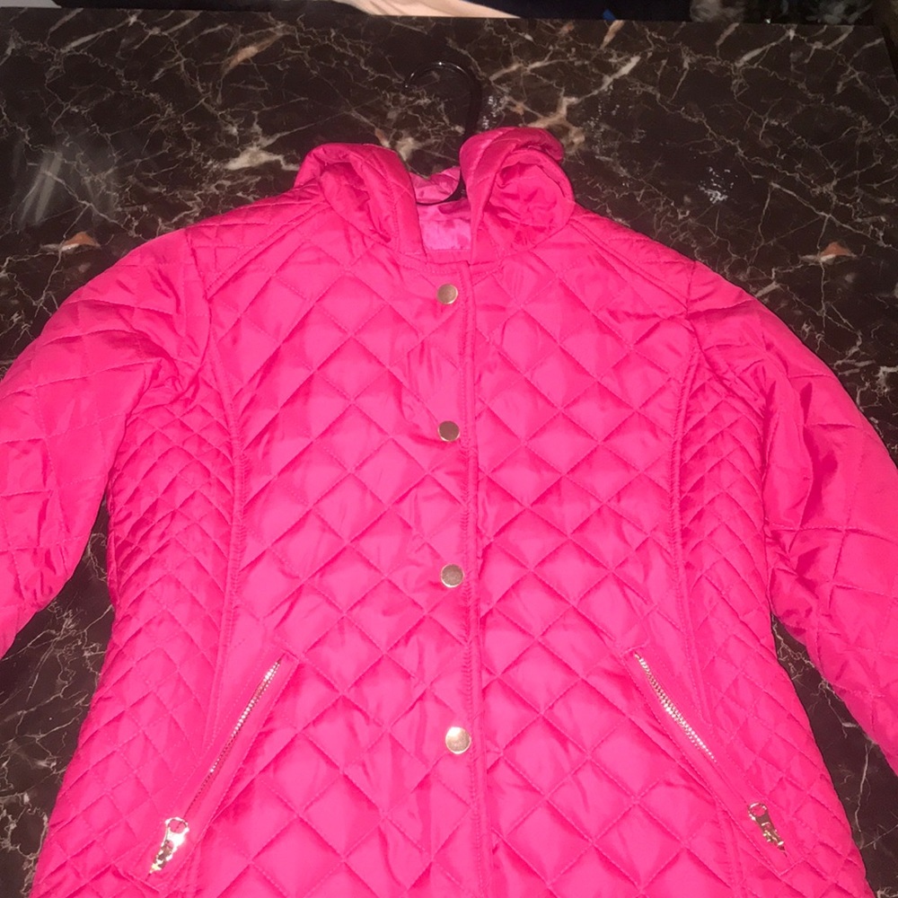 Worn once pink children’s jacket
